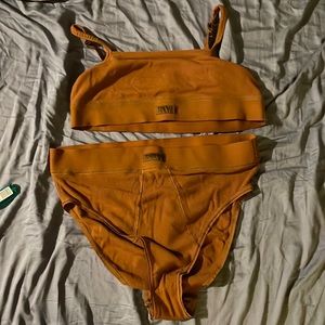 Skims rib cotton soft lounge set